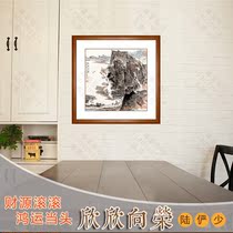 Lu Yan Shao Yan Xiao Temple Office calligraphy and painting HD painting bedroom hanging painting restaurant decoration painting living room painting