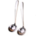 Súp muỗng inox dày muỗng cháo muỗng dụng cụ nhà bếp dài tay cầm thìa sáng tạo muỗng bếp dụng cụ nấu ăn bộ đồ ăn colander - Phòng bếp kệ gia vị Phòng bếp