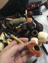 Italy imports semi-handmade bamboo pipes briar wood meerschaum