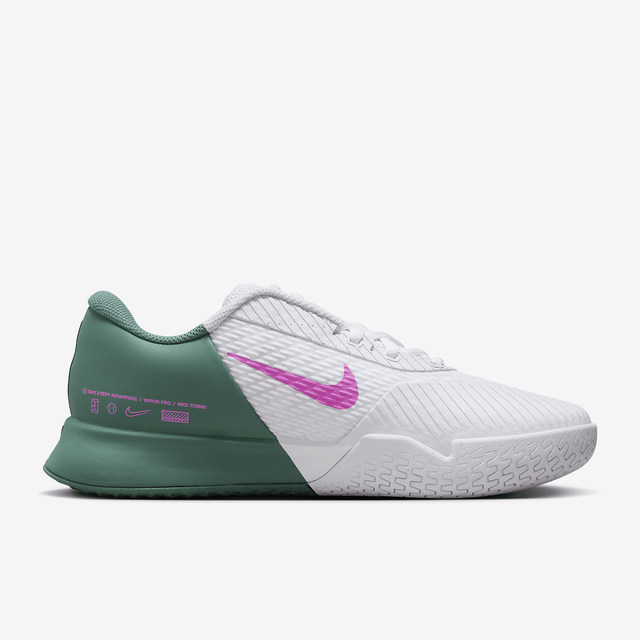 Nike/Nike ຂອງແທ້ ZoomVaporPro2HC ເກີບ tennis ທົນທານຕໍ່ແມ່ຍິງ DR6192-109