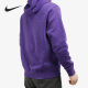 Nike/Nike ຂອງແທ້ Lakers Purple and Gold Dynasty men's sports and leisure pullover sweatshirt hoodie CU2936