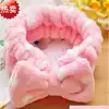 Korean big bow hair band makeup beauty hair band Face wash bag turban Face wash hot sale