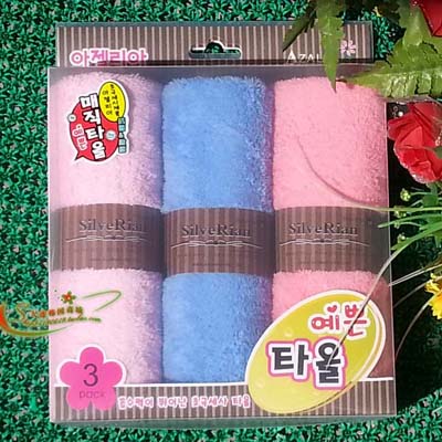 South Korea Imports Ultrafine Fiber Coral Suede Towel With Strong Water Absorption -------- 3 clothes