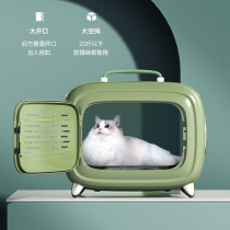 Cat outsourcePortable package cross-handbag TV Space package large breathable cat traveling pet backpack