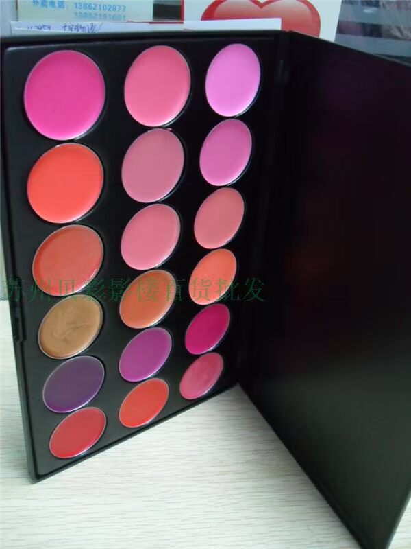 Studio Trang điểm Mỹ phẩm Son môi Lip Glosses Luomen Trang điểm 18 Màu Son môi Trang điểm cho trẻ em phấn mắt focallure