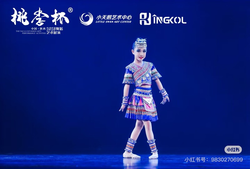 New Miao Dance Costumes for Women, Yi Ethnic Performance Costumes, Yunnan Ethnic Minority Costumes, Tujia and Yao Ethnic Costumes