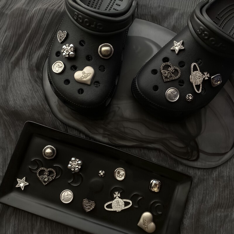 【Lost Saturn】Crocs Shoe Accessories Shoe Charms Compatible with Crocs DIY Accessories Detachable Shoe Decorations