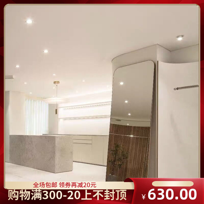 Minimalist full body mirror Minestay Hotel Mirror Home Girl Floor Mirror Wall-mounted shop square ultra white mirror