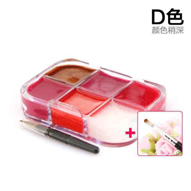 Môi pha lê 6 màu Môi ướt không thấm nước Không dễ phai Lip Gloss Màu hồng Lip Gloss Chính hãng Đặc biệt - Son bóng / Liquid Rouge 	son bóng jellicious	