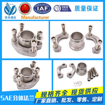 Stainless steel SAE flange JB ZQ4187 A type 304 material 3000PSI 6000PSI AFA type