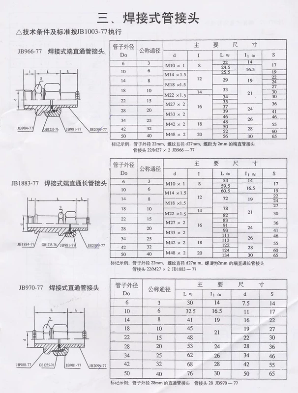 Mối nối ống thép hàn JB972-77 mối nối thép carbon ren thủy lực mối nối ống thép áp lực cao nối ống thủy lực co nối thủy lực