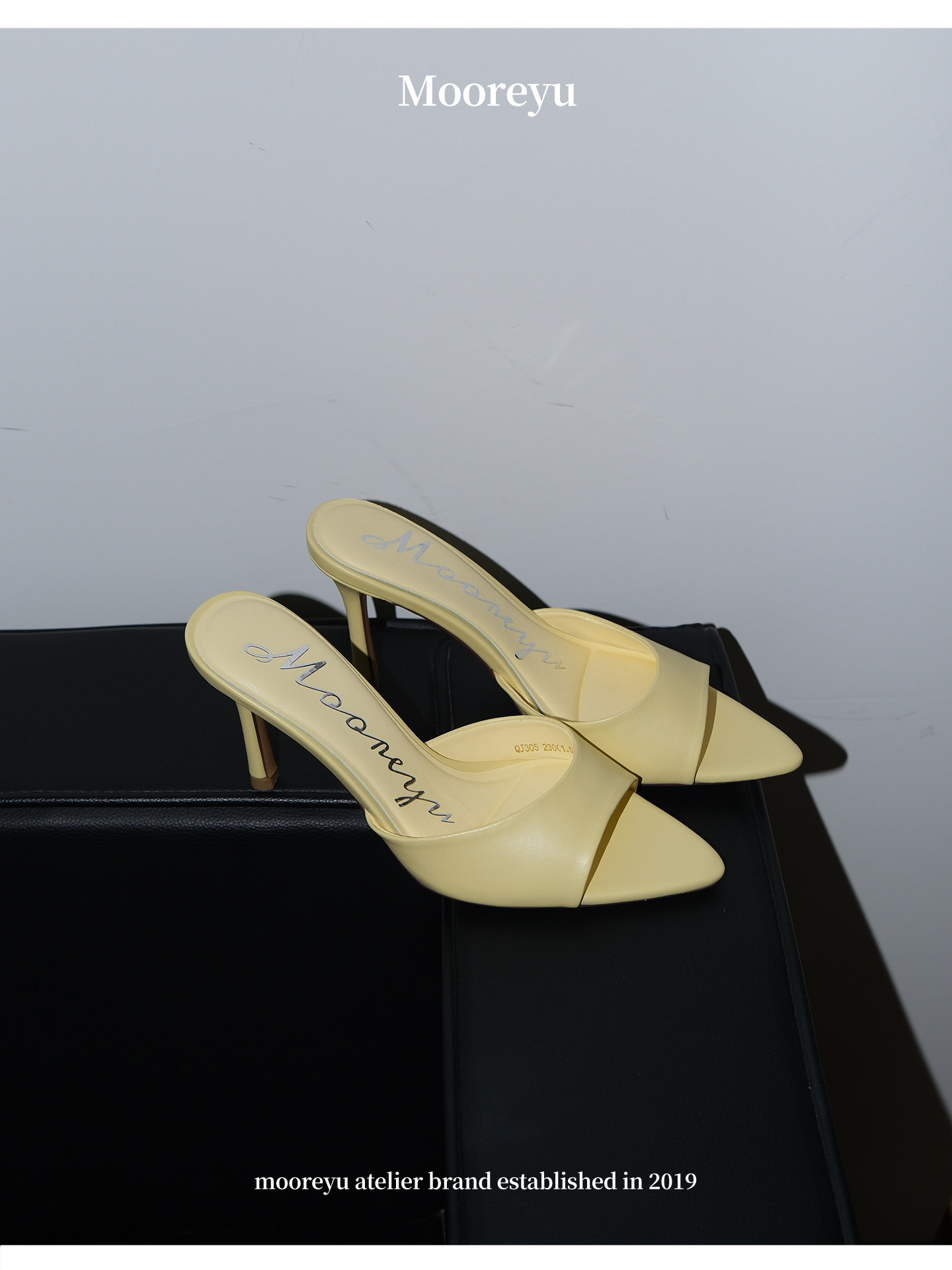 Mooreyu Open-Toe Stiletto Heel Sandal