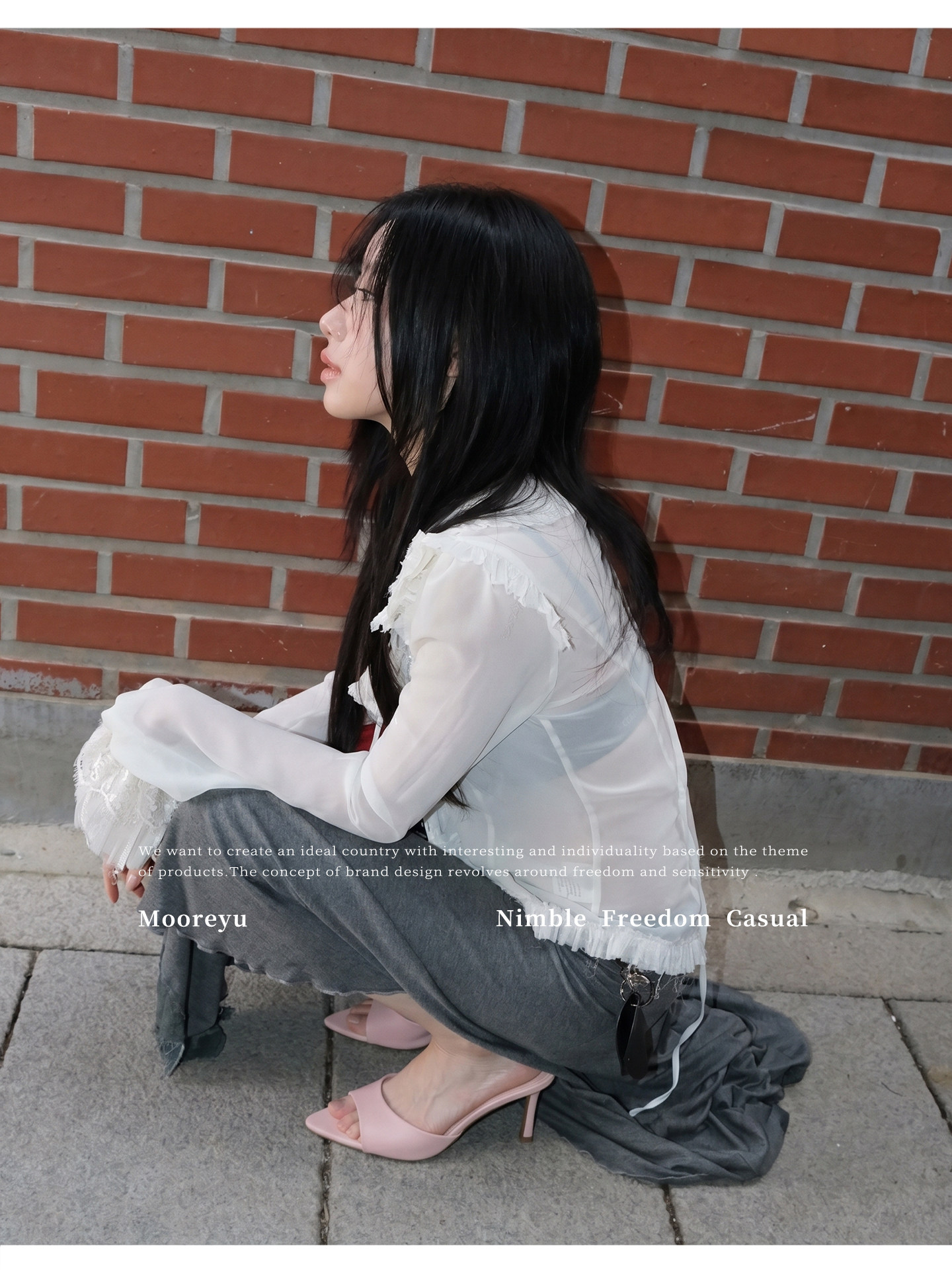Mooreyu Open-Toe Stiletto Heel Sandal