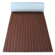 Yacht EVA imitation teak 120X240CM deck luxury house boat mat floor anti-slip mat RV wood floor plastic