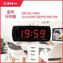 Ganxin 3 inch conference home button electronic countdown timer studio press positive timer electronic clock