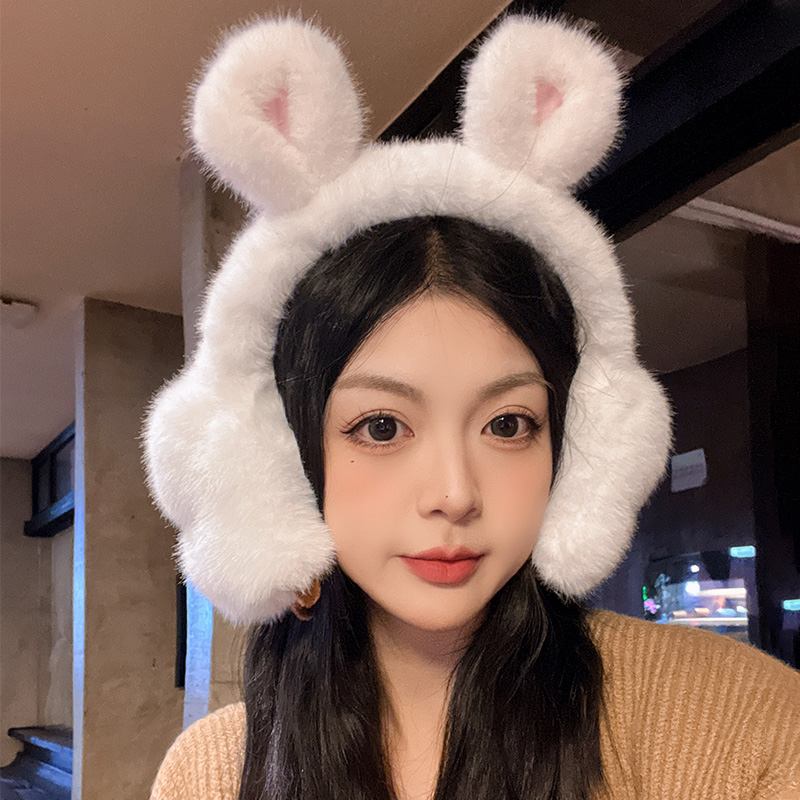 Cute cat claw ear hood female winter anti-chill and warm ear cover ear cover wool thickened anti-ear bag bicycling cover-Taobao