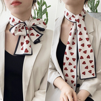 Scarf female winter Joker Korean version of Japanese Spring Net red scarf foreign fashion fashion long scarf collar long strip students