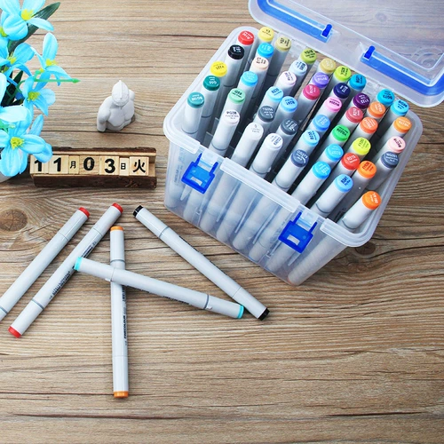 Маркер для школьников, дизайнерское двустороннее масло, комплект, акварель, мелки, второе поколение, ручная роспись, 36, 160 цветов