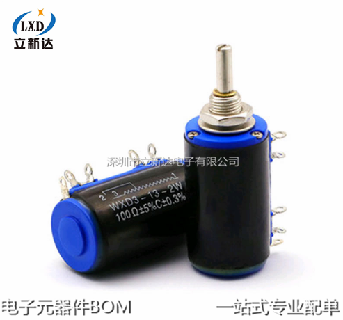 WXD3-13-2W Precision Multiring potentiometers 100R 220R 330R 10K 10K 10K