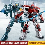 Подлинная Pacific 2 Mech Model Model Mesting Strange Consamens, совместимые с Legao Boys, упаковывают мальчики и детские игрушки