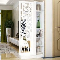 Modern Chinese style simple furniture fashion screen partition living room bedroom dining room hollow seat screen porch partition cabinet