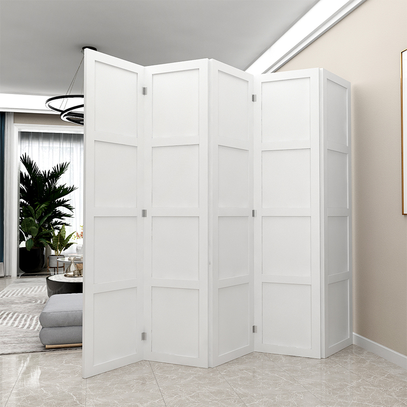 Folding Screen Partition for Living Room, Movable Wall, Simple Modern Japanese Style, Office, Bedroom, Room Divider, Trendy Bedroom Decoration