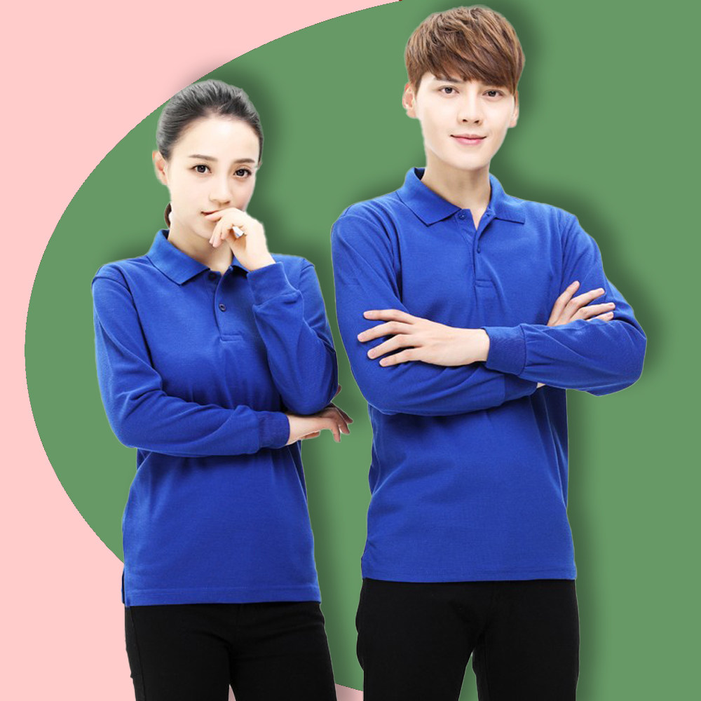 Autumn Winter models Long sleeves with turtlenecks T-shirts Women Loose Big Code Advertising Culture POLO Shirts Workwear Custom Print LOGO-Taobao