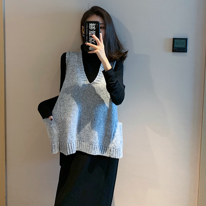 Pregnant women's autumn suit dress 2019 new female autumn network red long sleeve winter fashion two pieces of spring