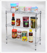  Kitchen seasoning rack Condiment storage rack Multi-layer countertop shelf File rack 2-layer 3-layer storage rack Kitchen rack