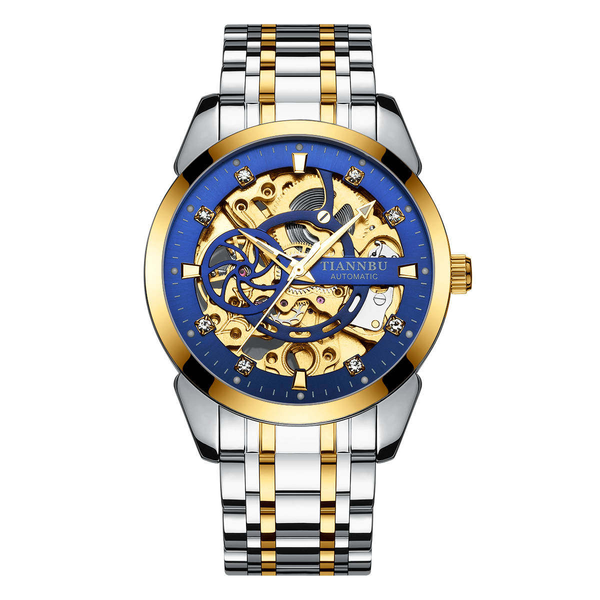 Concept Mechanical Men's Fully Automatic Hollow out Sports Trend Student Fashion Watch_voghion.com