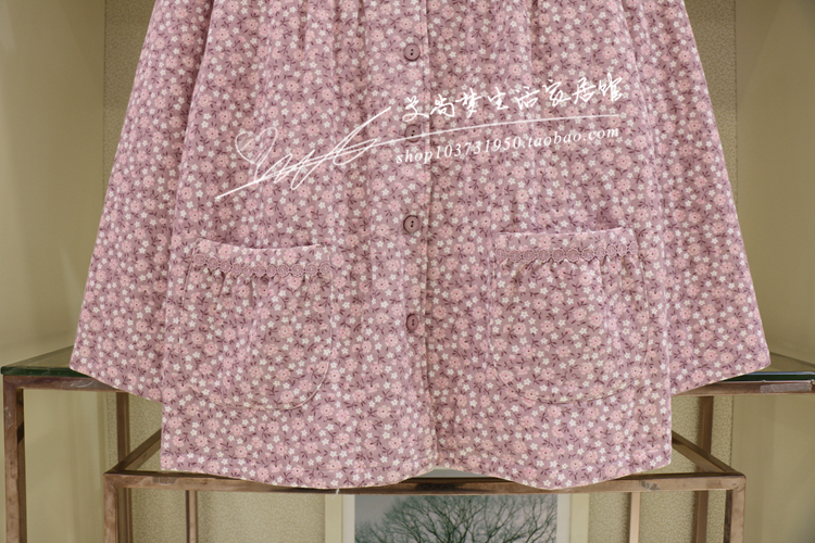 Giấc mơ làm đẹp 2018 mùa đông mới phục vụ nhà nữ thời trang áo ba lỗ cotton họa tiết ấm áp bộ đồ ngủ đồ pijama