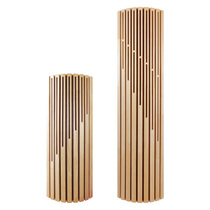 Shenghui pine low-frequency trap upgraded fully CNC solid wood corner standing wave turbid sound-absorbing diffusion board