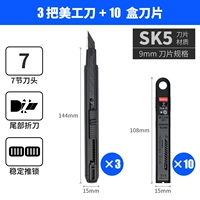 【3 комплекта + 100 лезвий】 SK5 Black Blade