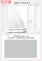 Appearance Inspection Point Line Gauge QC Stain Card Filinka Stain Gauge Black Dot Dot Line Gauge Fillin Grayscale