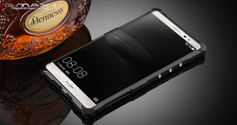 KANENG Powerful Aluminum Shell Shockproof Aerospace Metal Case Cover for Huawei Mate 8