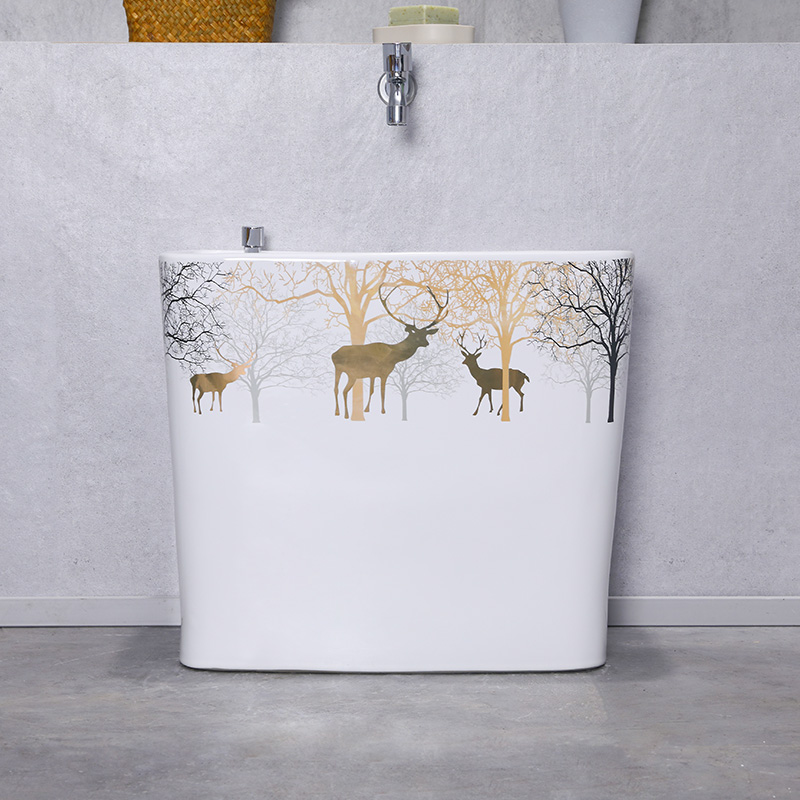 For example, wanda, washing mop pool household mop pool ceramic mop pool bathroom floor balcony floor mop basin