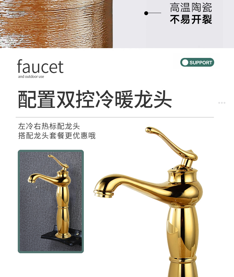 King beautiful ceramic balcony column vertical lavabo Nordic toilet basin hotel contracted pillar type lavatory
