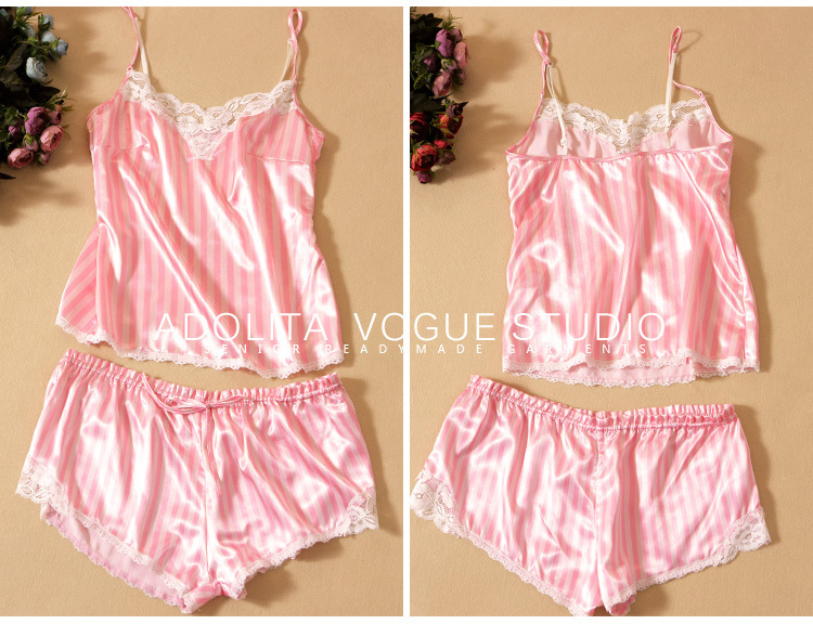 闺 装 装 sao với bộ đồ ngủ bên nữ màu hồng sexy đồ ngủ 趴 rhinestone lụa nightdress trang điểm áo ngủ mùa hè