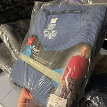 Export European and American Order Suite Pure Color Plaid Mens Factory Cut and End Cargo Home Sleeping Clothing Casual Suit