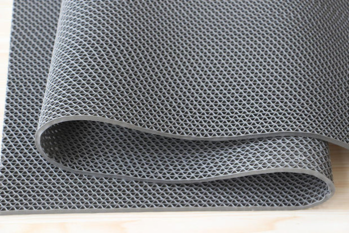 PVC nhựa trượt mat phòng tắm nhà vệ sinh thảm đỏ hình chữ S rỗng lưới mat chống thấm thảm không trơn trượt bếp - Thảm sàn thảm đá siêu thấm