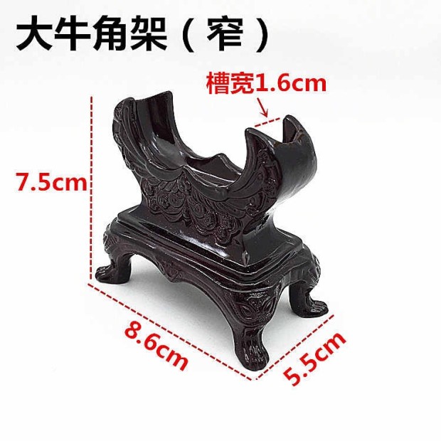 Hiển thị đồ trang sức cổ ngọc bích vòng đeo tay Vàng và bạc vòng đeo tay hiển thị đứng Trang sức hiển thị đạo cụ retro sừng đứng - Vòng đeo tay Cuff vòng tay gỗ trầm hương