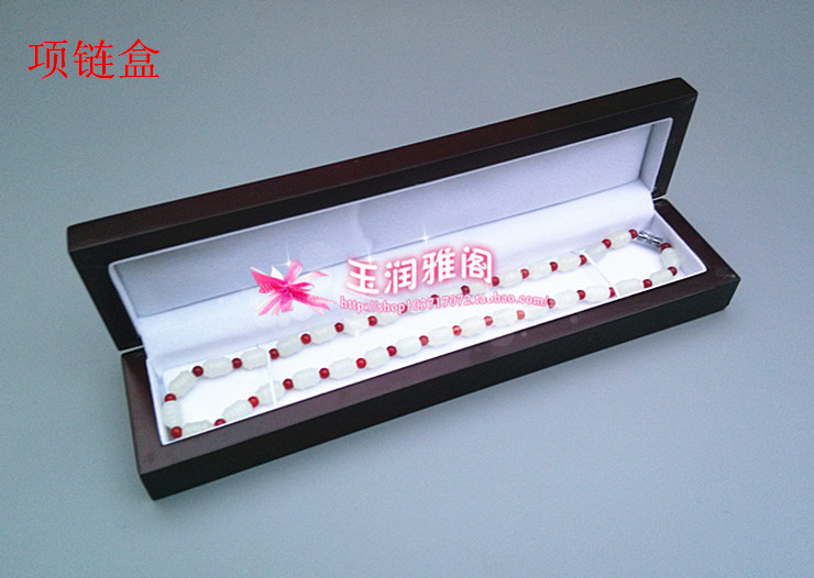 Hetian ngọc rỗng vòng đeo tay hộp giả gỗ mặt dây chuyền bộ sưu tập ngọc trang sức retro bao bì hộp - Vòng đeo tay Cuff vòng tay nam vàng