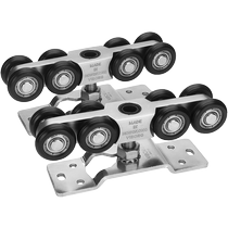 Hong Kong Yubao Heavy-duty Solid Wood Door Pulley Kitchen Sliding Door Sliding Silent Translation Metal Door Sliding Door Hanging Wheel