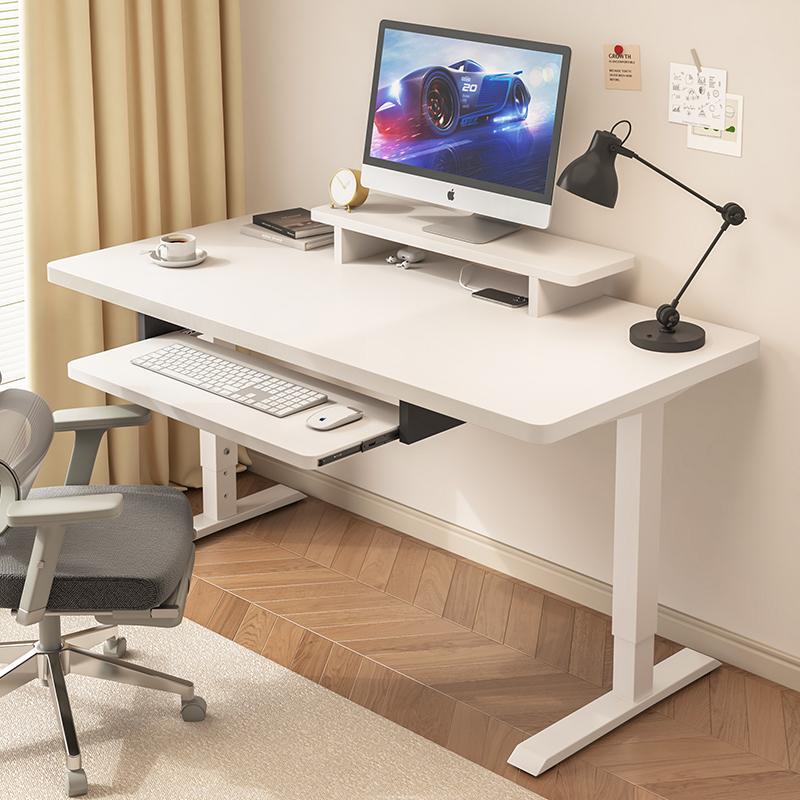 Computer Desk with Keyboard Tray, Desktop Gaming Desk, Small Apartment Home Desk, Student Writing Desk