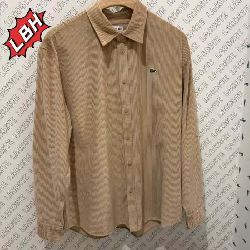 Lacoste French Crocodile 2026 Autumn New Men's Casual and Comfortable Corduroy Shirt Jacket Ch8821