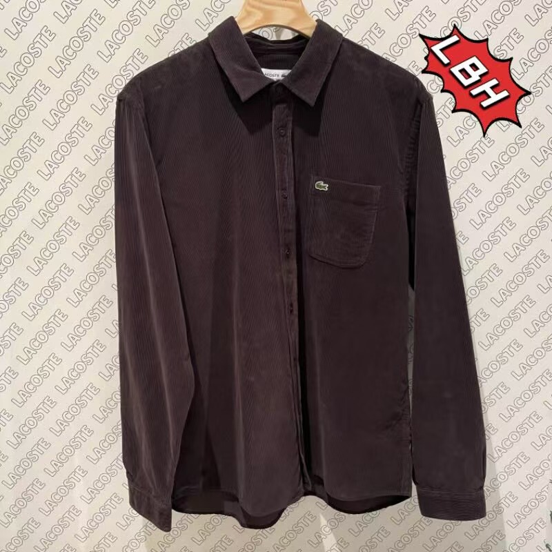Lacoste French Crocodile 2025 Autumn New Men's Fashion Versatile Shirt Jacket Ch7243