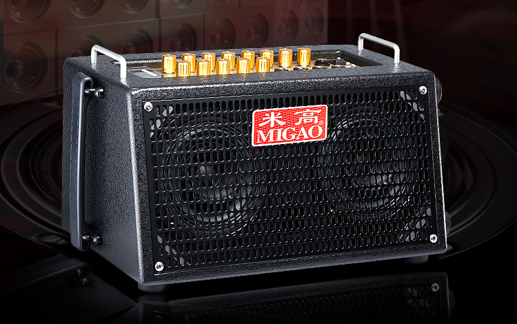 Đồng hồ loa cao mới AC55 guitar chơi âm thanh sạc ngoài trời âm thanh nhạc cụ nhà máy âm thanh trực tiếp loa hát karaoke mini