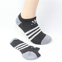Towel bottom short socks mens striped mens low sports socks boat Socks sweat absorption breathable cotton socks Terry socks men