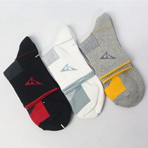 6 pairs of sports socks mens midline socks Four Seasons mesh moisture wicking cotton towel bottom mens socks