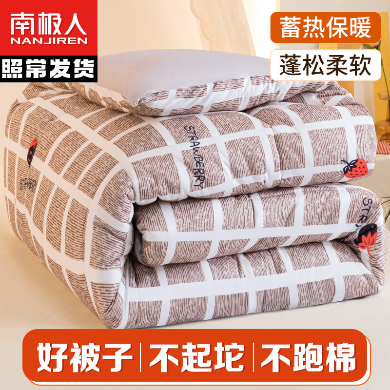 Antarctic quilt winter is thickened to keep warm winter by core single student dorm air conditioned bedding in winter cotton